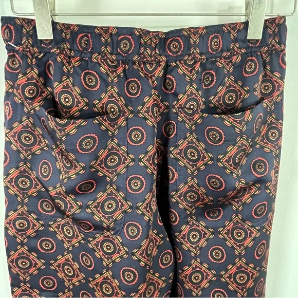 🆕 Club Monaco Pajama Lounge Pants 00 XS Printed Twill Pantalons Red Patt…