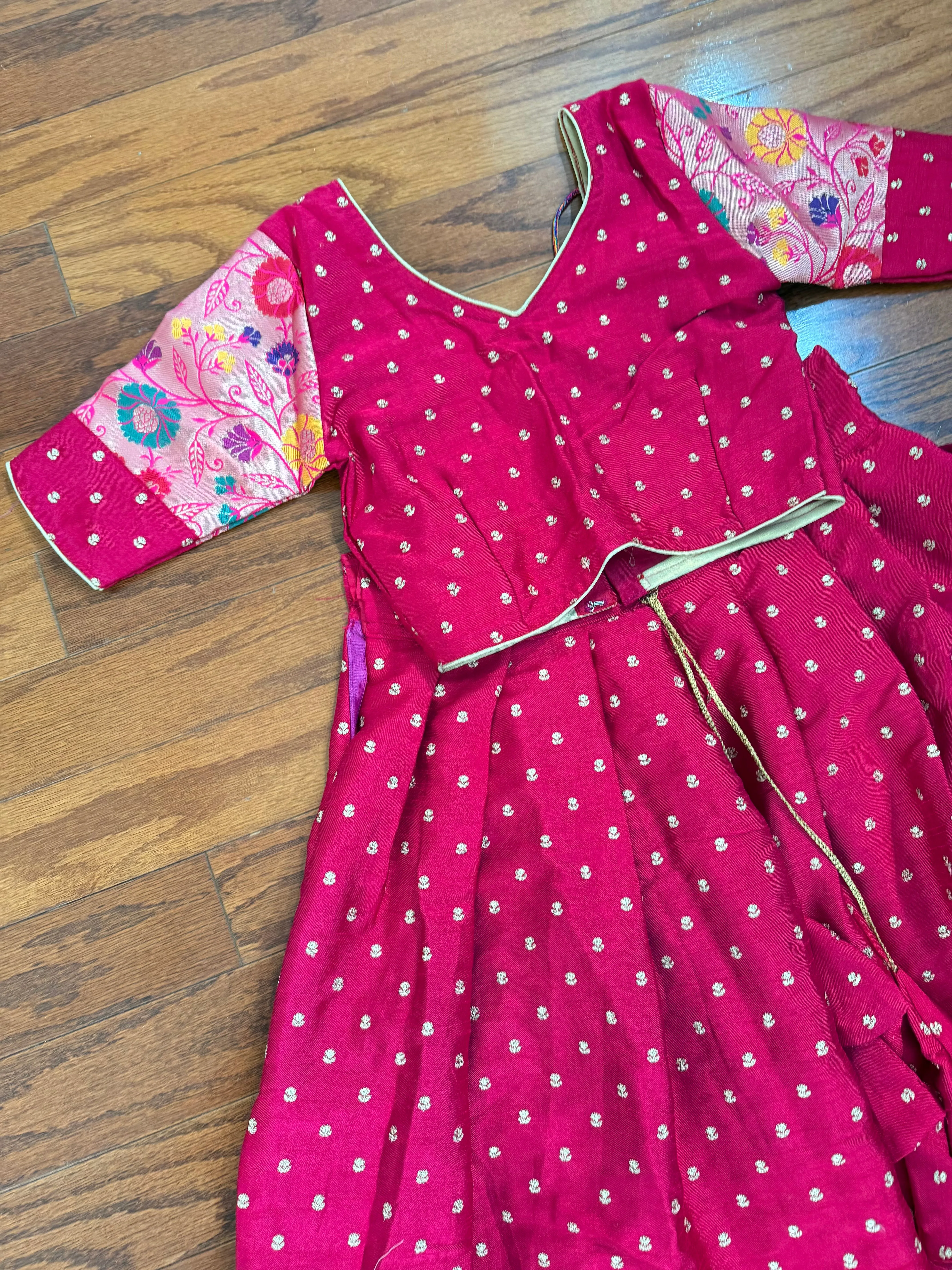 10-15 yrs - Paithani Lehanga Set