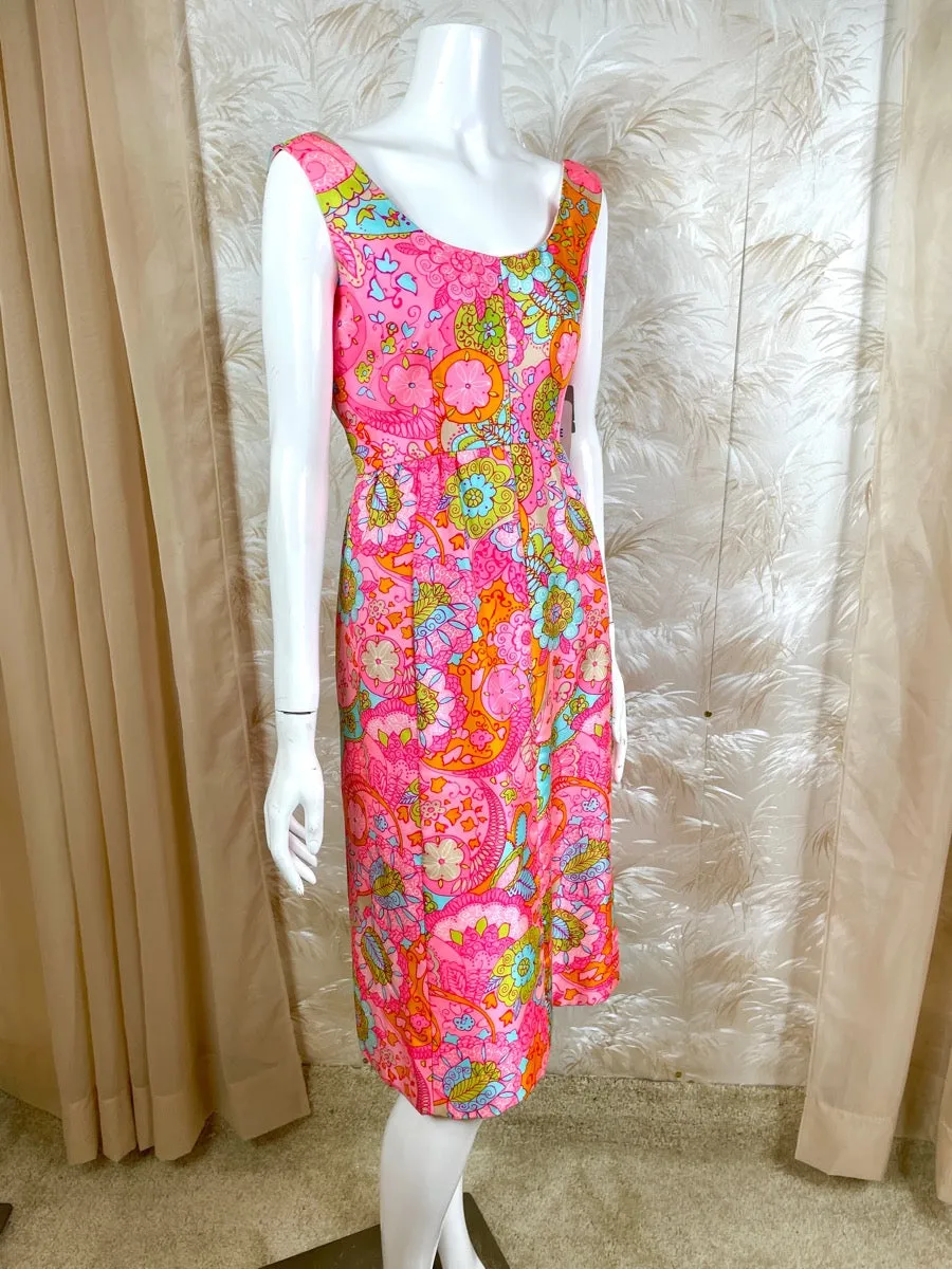 1960's Kiki Hart Floral Dress