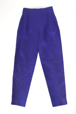 1990s Romeo Gigli Silk Iridescent Pants