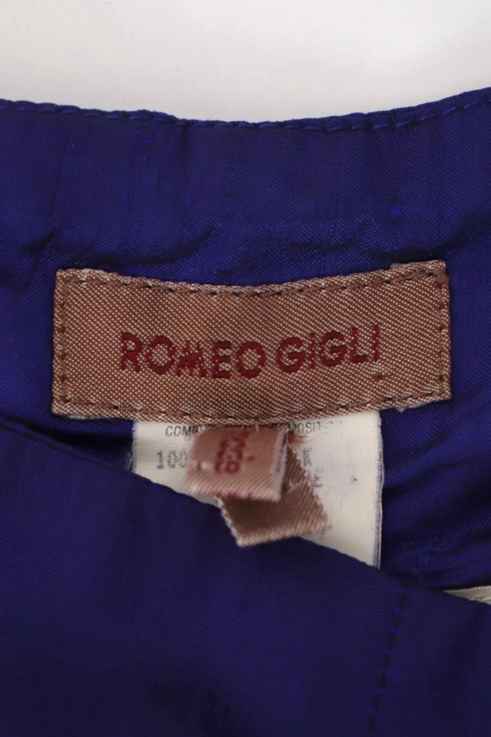 1990s Romeo Gigli Silk Iridescent Pants