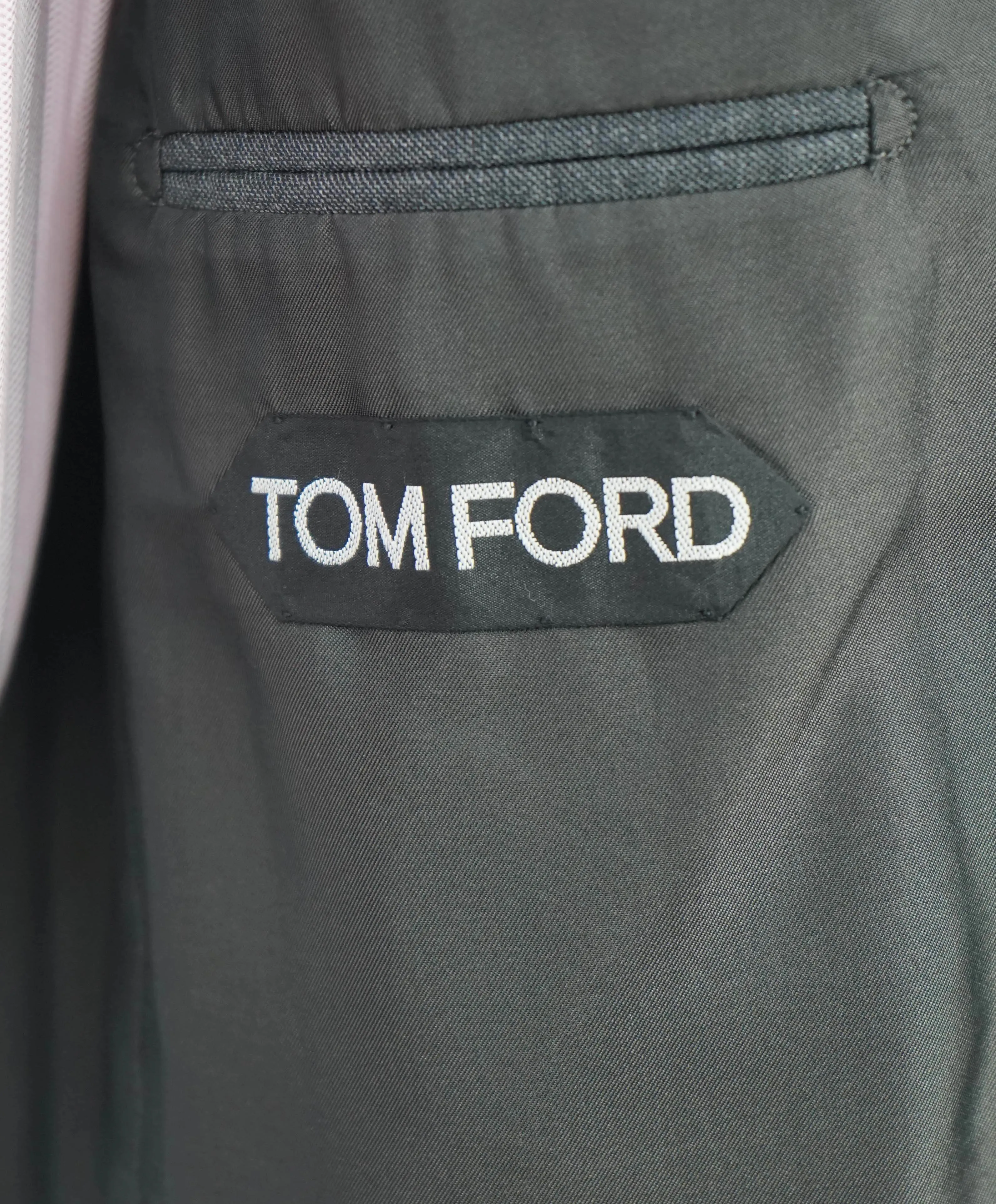 $4,070 TOM FORD - ICONIC Peak Lapel Gray Blazer Jacket - 36R (46EU)