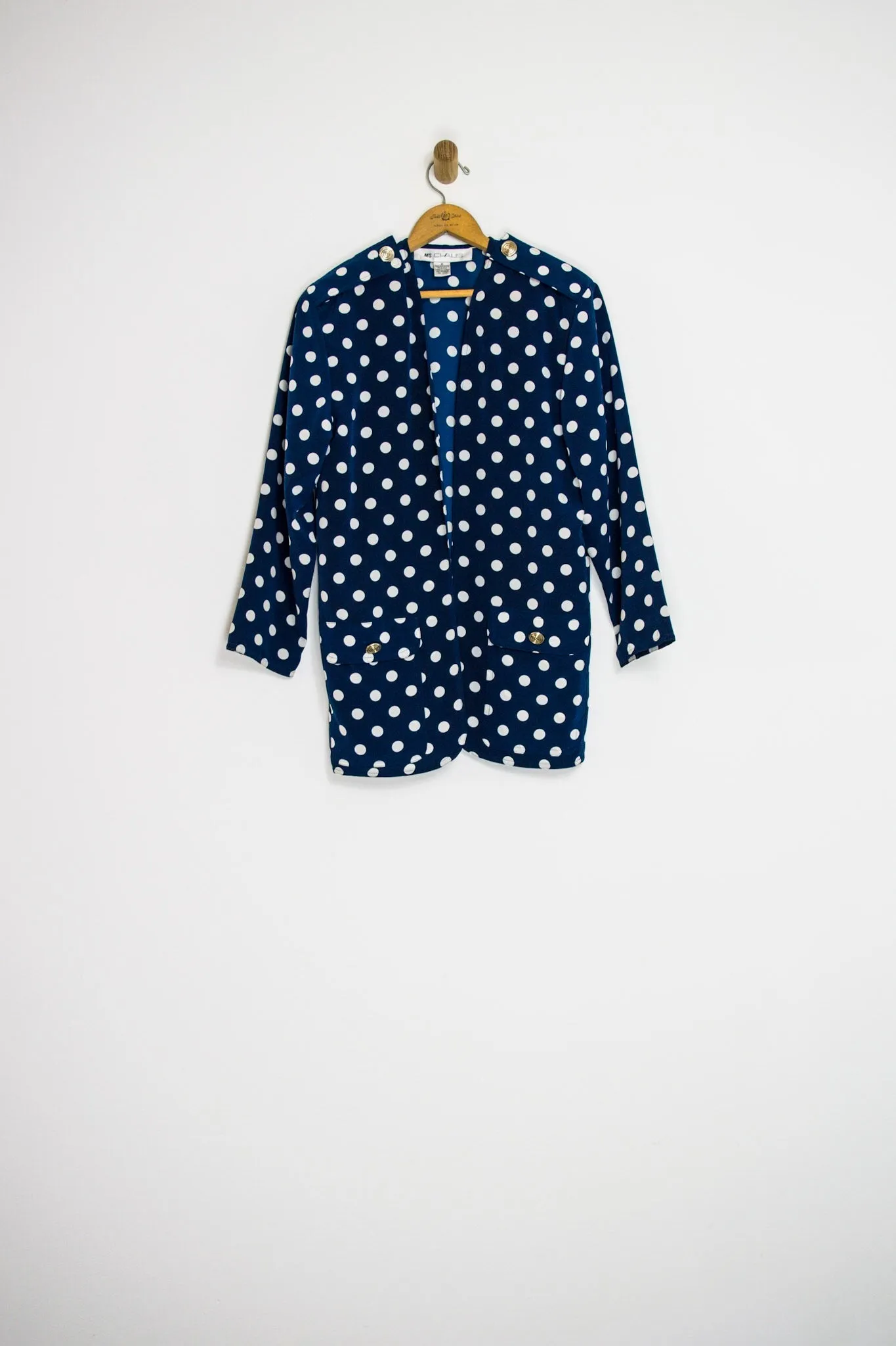 80’s POLKA DOT BLAZER / MEDIUM