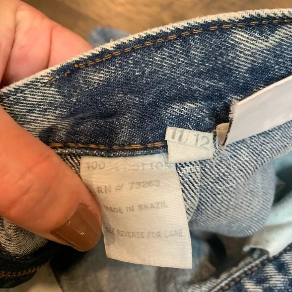80’s Vintage stone washed Jean skirt