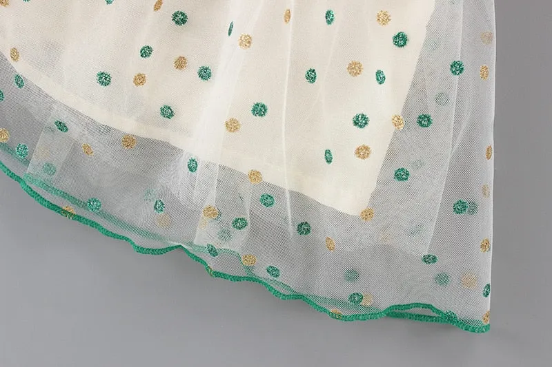 A-line Polka Dot Dress