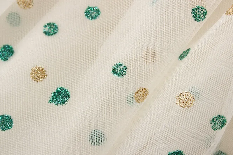 A-line Polka Dot Dress