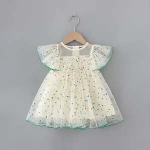A-line Polka Dot Dress