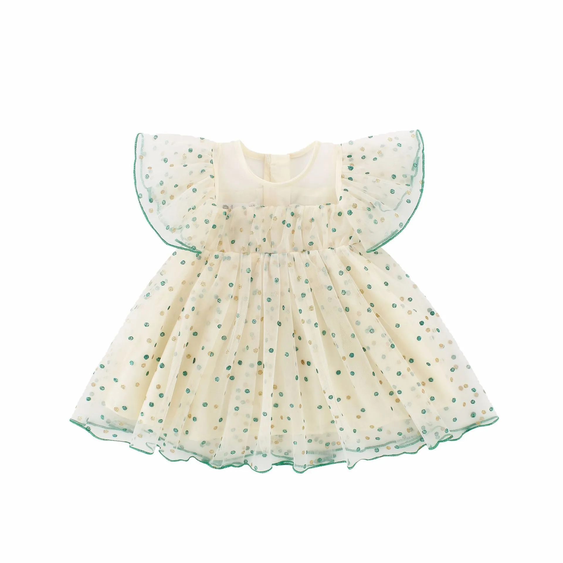 A-line Polka Dot Dress