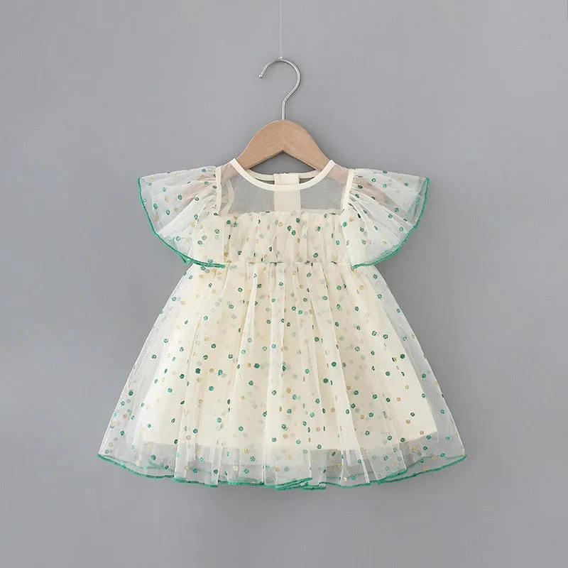 A-line Polka Dot Dress