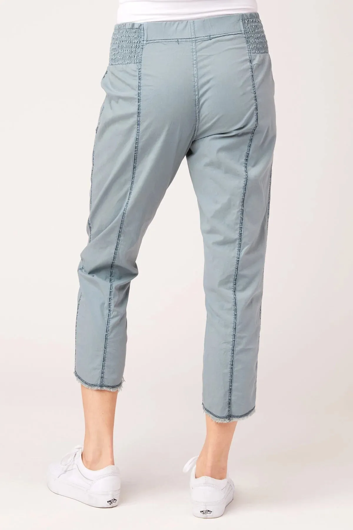 Acker slim pant in oslo blue