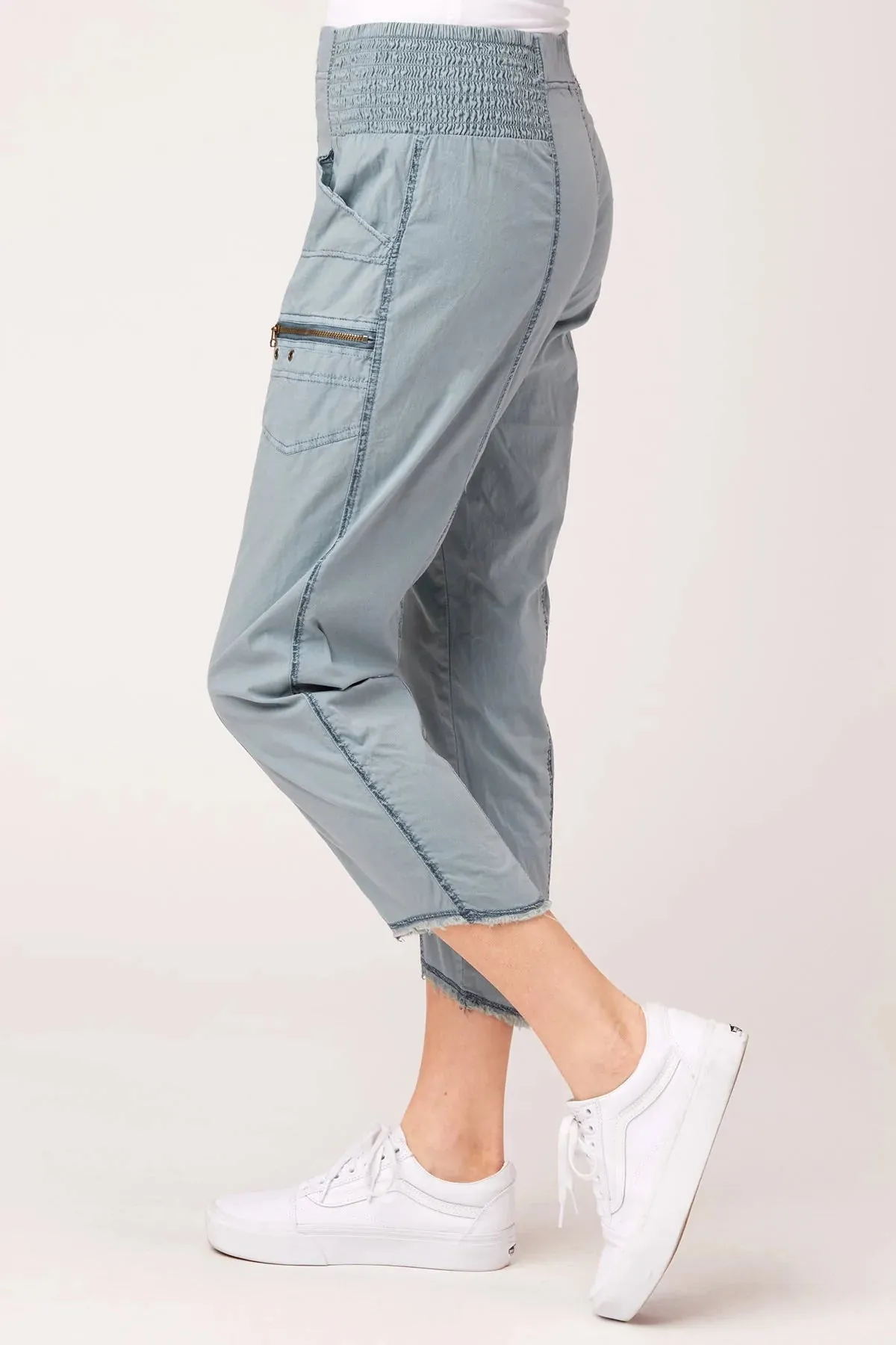 Acker slim pant in oslo blue