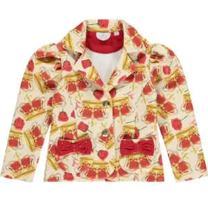 Adee Crown Print Blazer Jacket