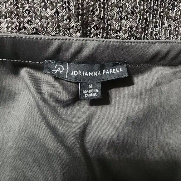 Adrianna Papell Sequin Pull On Pencil Skirt  Size M NWOT