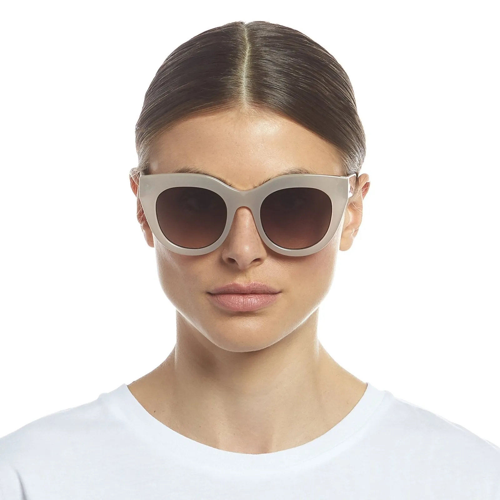 Air Heart Oatmeal Sunglasses