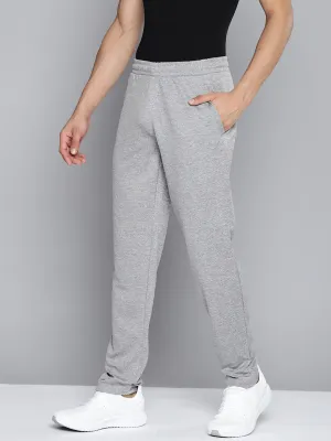 Alcis Men Grey Melange Solid Slim Fit Track Pants