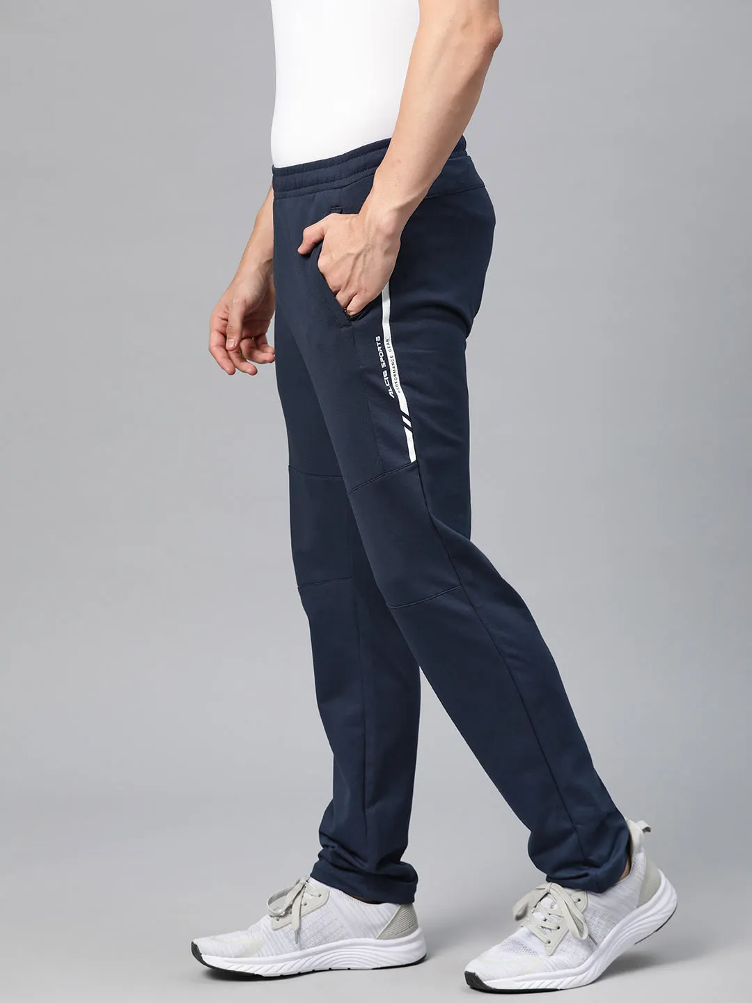 Alcis Men Solid Regular Fit Track Pants
