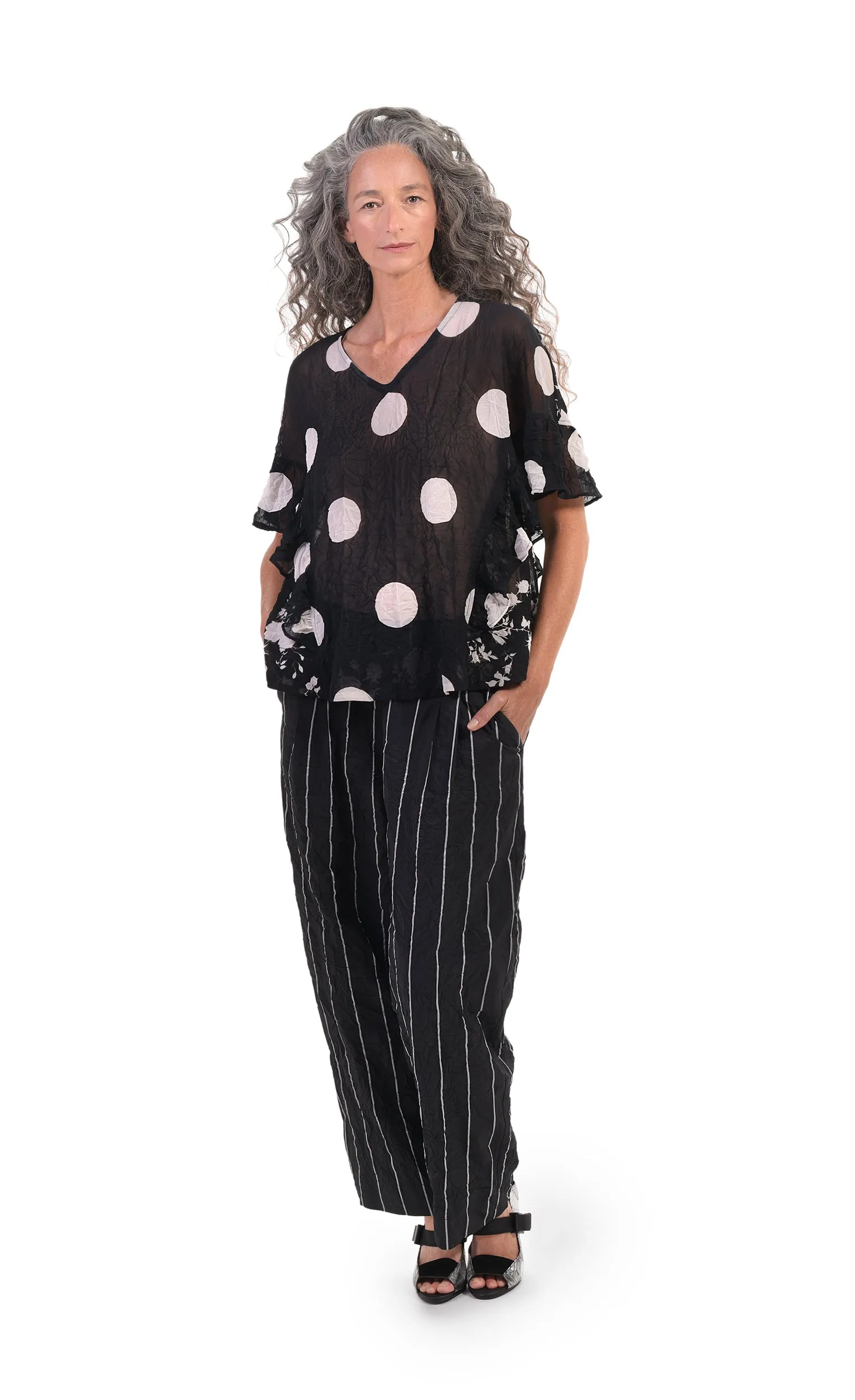 Alembika Pinstriped Pant