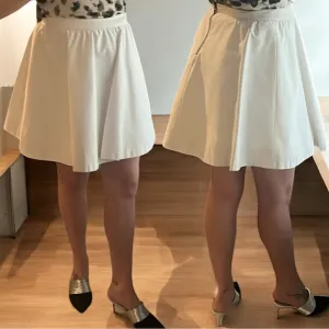 Alice   Olivia white above the knee full skirt size 2