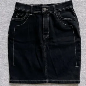 &amp; Other Stories NWT Black Denim Pencil Skirt