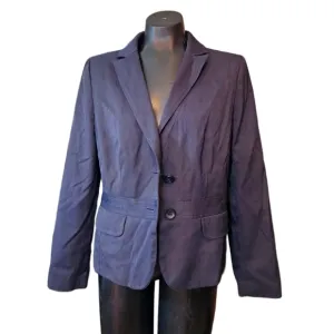 Ann Taylor Gray Black Blazer Jacket Sz. 12