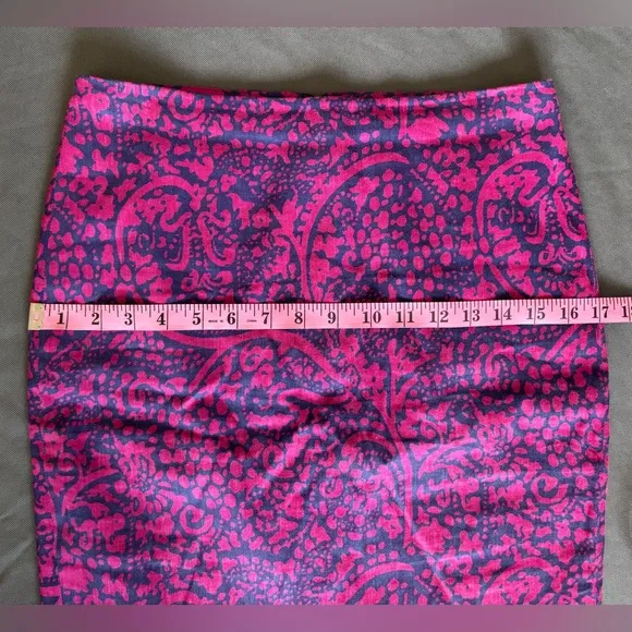 Ann Taylor Linen-Blend Pencil Skirt