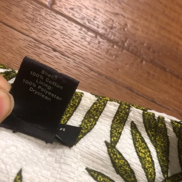 Ann Taylor Palm Tree Pencil Skirt