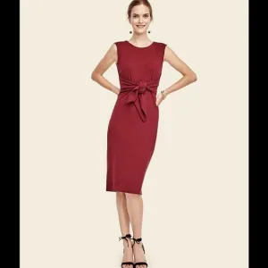 🆕Ann Taylor tie front sheath dress