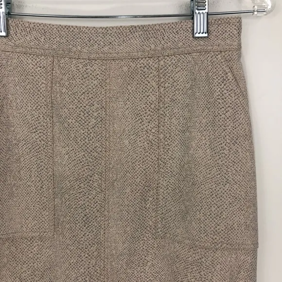 Anthropologie Current Air Clarisa Pencil Skirt in Ivory Size 2