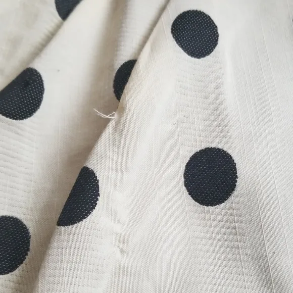 Anthropologie Eva Franco Ivory Dot Pencil Skirt 8