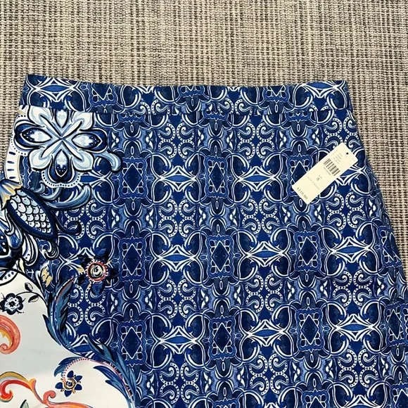 Anthropologie Moulinette Soeurs Printed Pencil skirt size 8