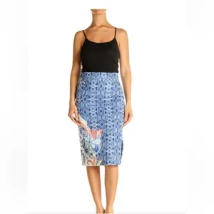 Anthropologie Moulinette Soeurs Printed Pencil skirt size 8