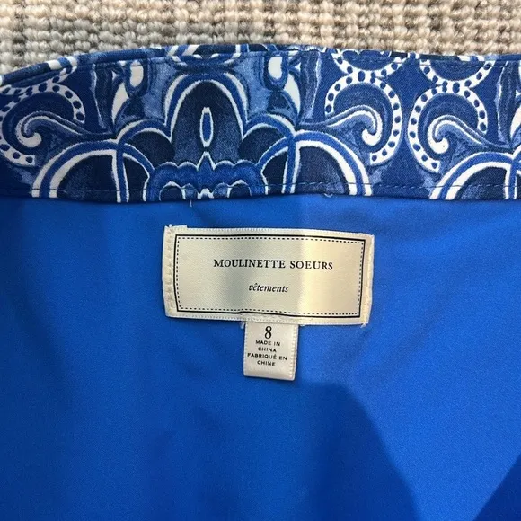 Anthropologie Moulinette Soeurs Printed Pencil skirt size 8