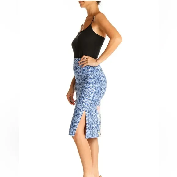 Anthropologie Moulinette Soeurs Printed Pencil skirt size 8