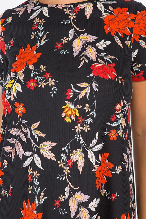 Antonella Floral Short Dress