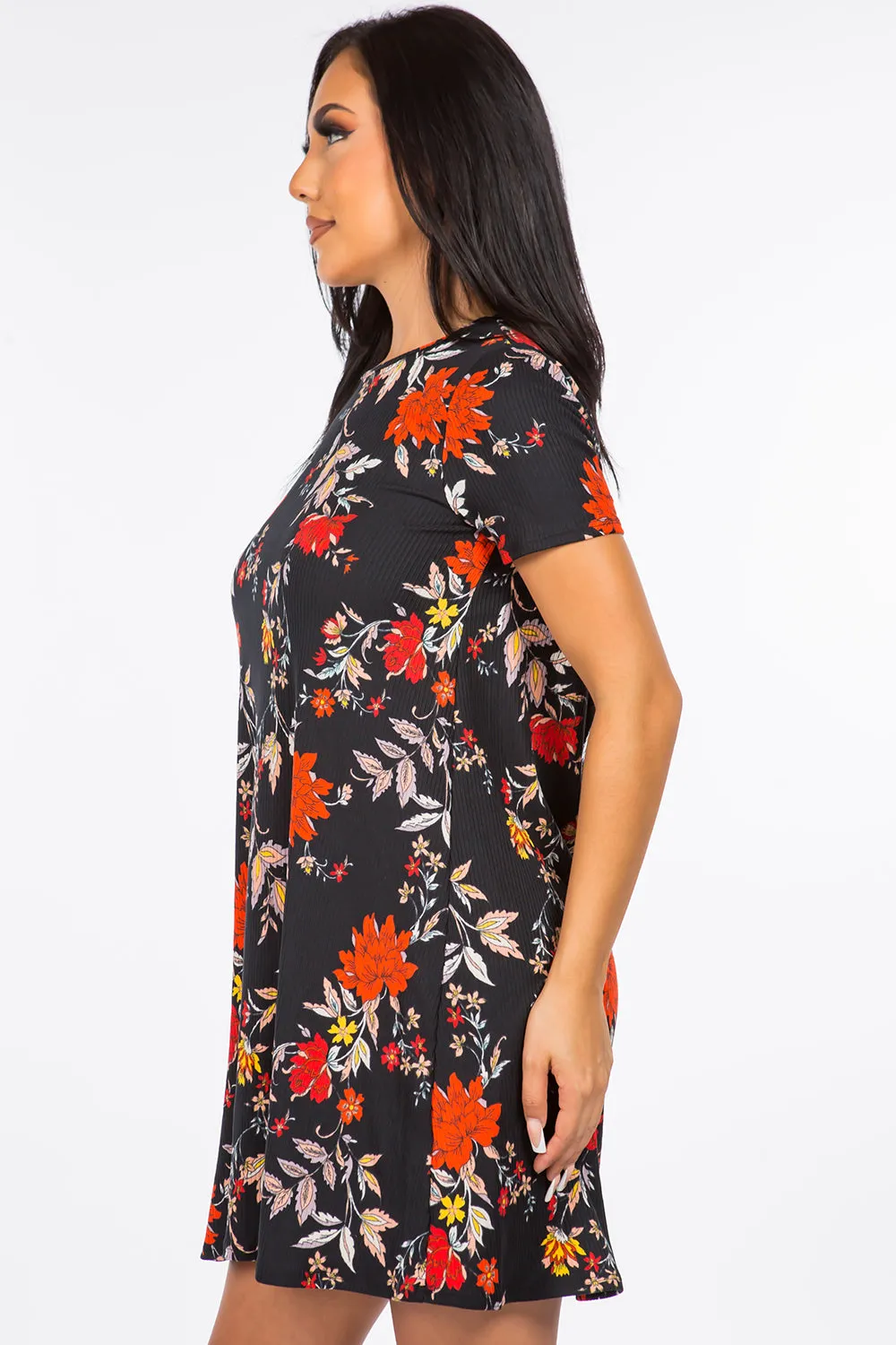 Antonella Floral Short Dress