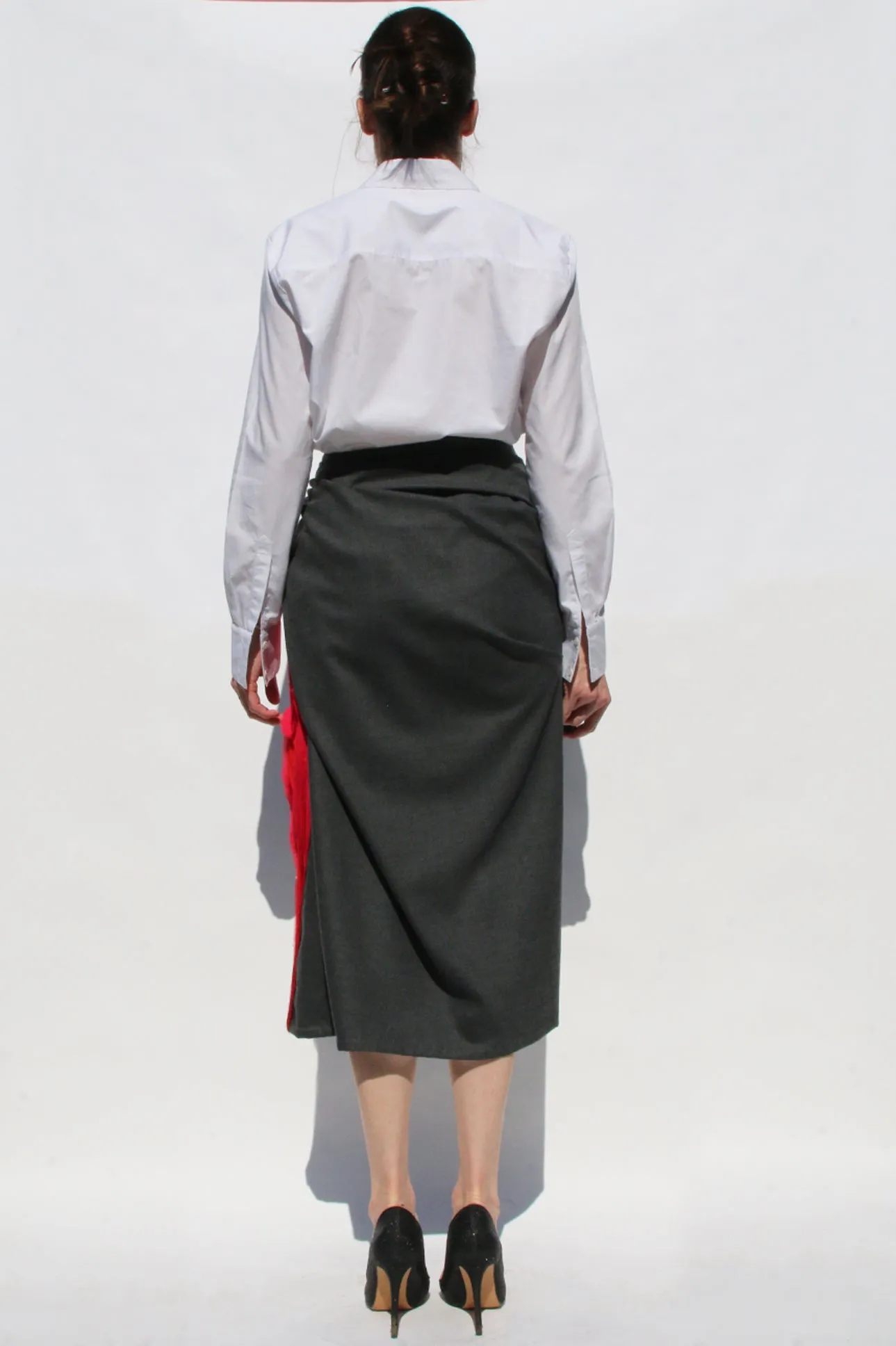 Art Heart Wool Skirt