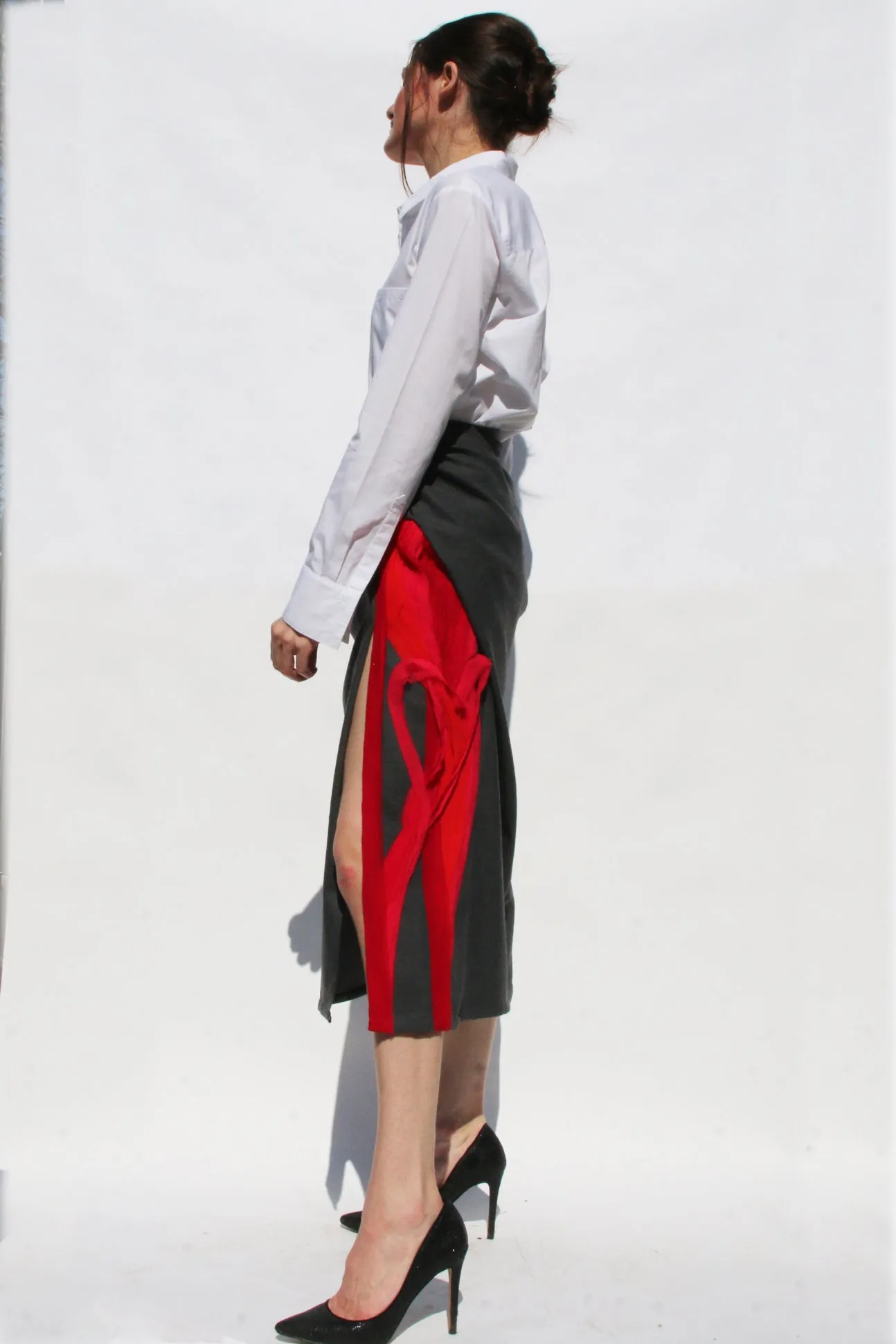 Art Heart Wool Skirt