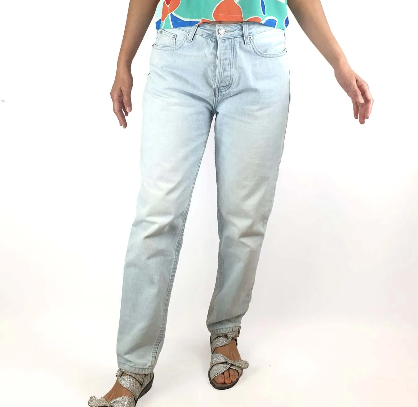 Assembly Label light denim jeans size 12 (fits 10)