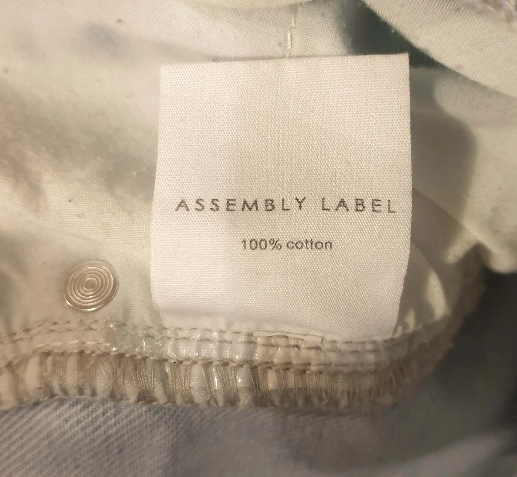 Assembly Label light denim jeans size 12 (fits 10)