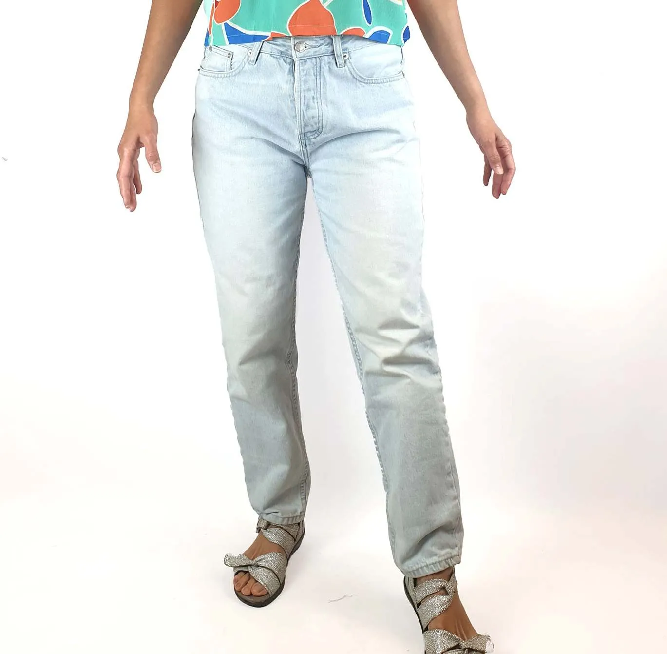Assembly Label light denim jeans size 12 (fits 10)