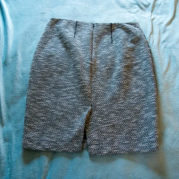 AT Curvy Tipped Tweed Pencil Skirt EUC