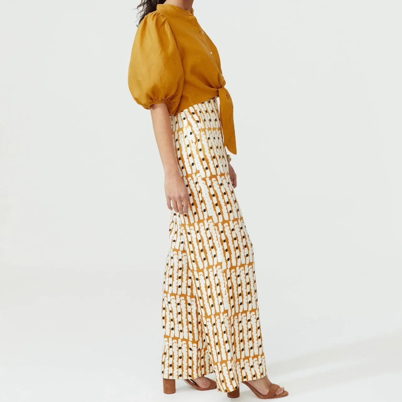 Aurora Crop Top Mustard