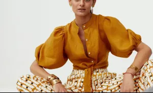 Aurora Crop Top Mustard