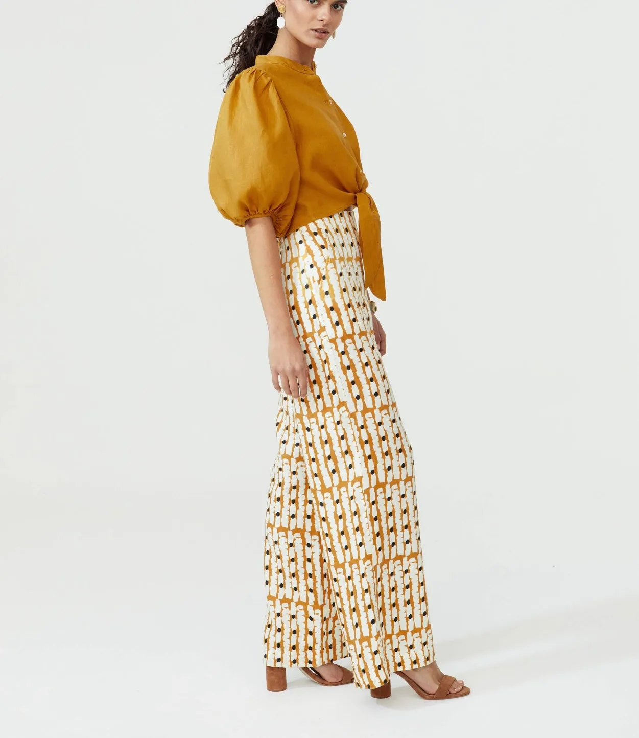 Aurora Crop Top Mustard
