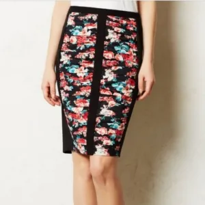 Bailey 44 Anthropology floral skirt size XS (72)