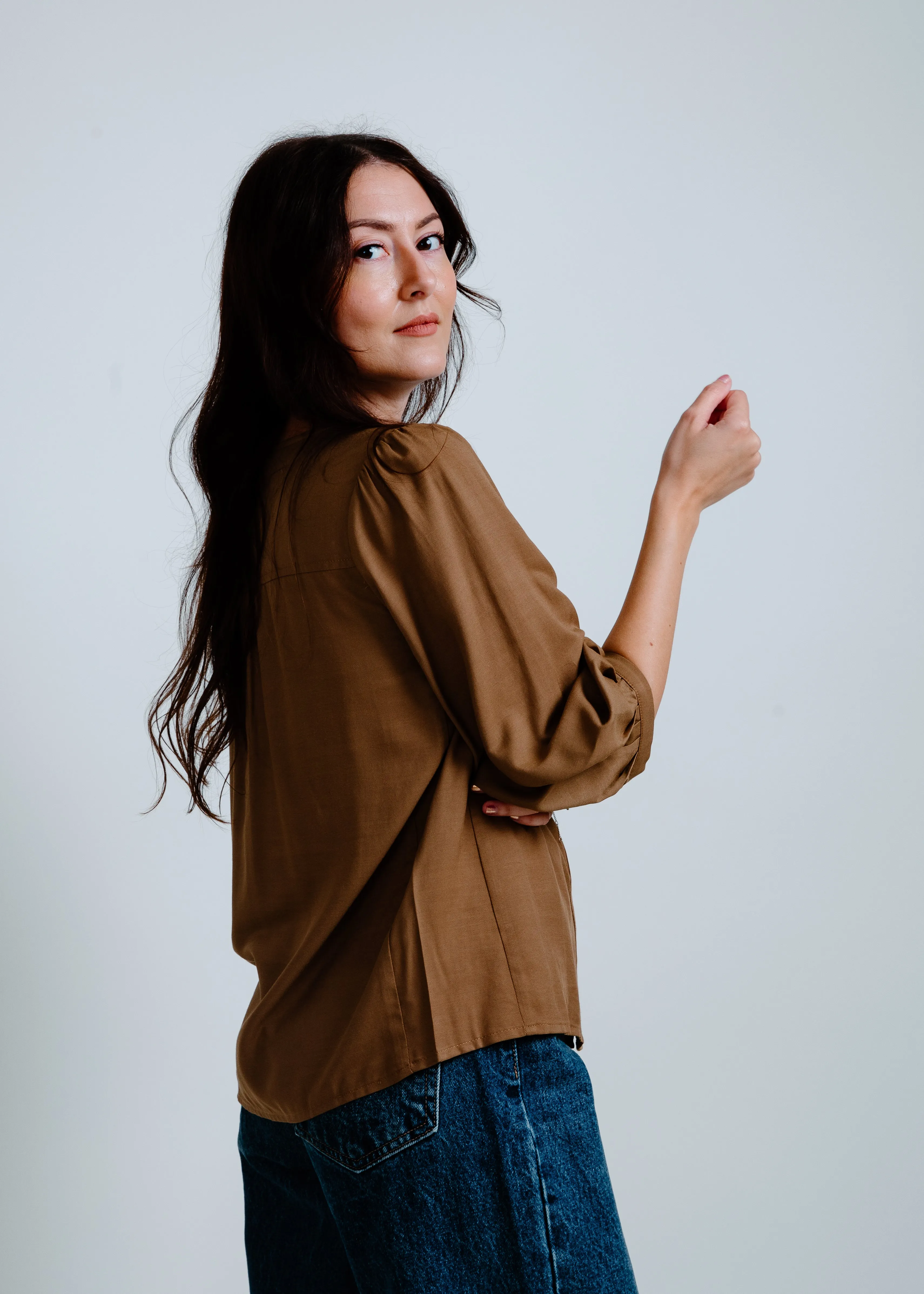 Bailey Balloon Sleeve Blouse