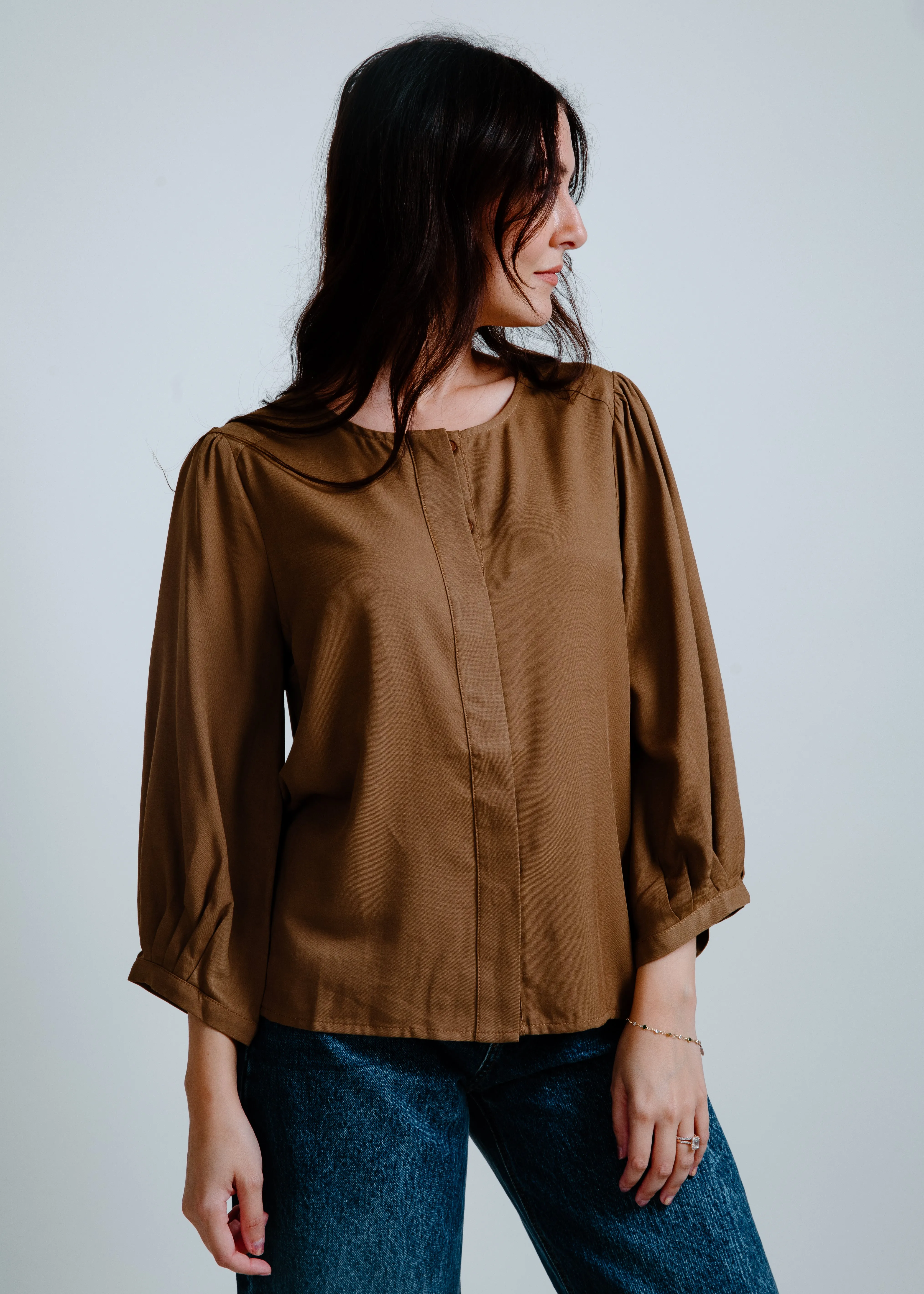 Bailey Balloon Sleeve Blouse