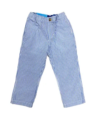 Bailey Boys Champ Pant - Blue Stripe Seersucker