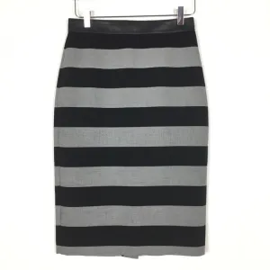 Banana Republic Striped Knee Length Pencil Skirt