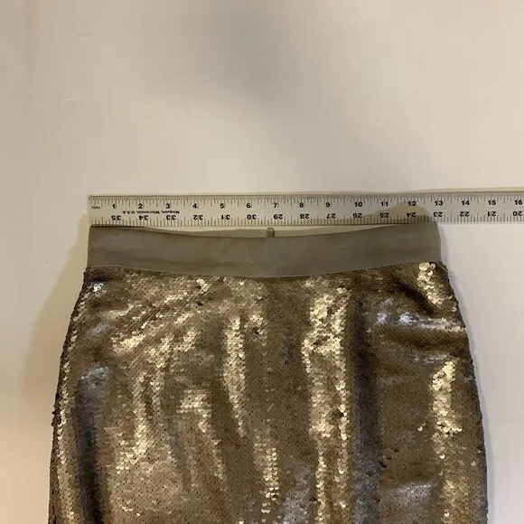 Banana Republic Women's Sequin Knee Length Pencil Skirt SIze 0 NWT